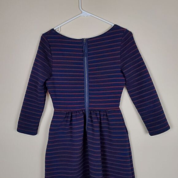 Maeve Anthropologie Brenna Striped Dress Size 0 - Picture 8 of 10